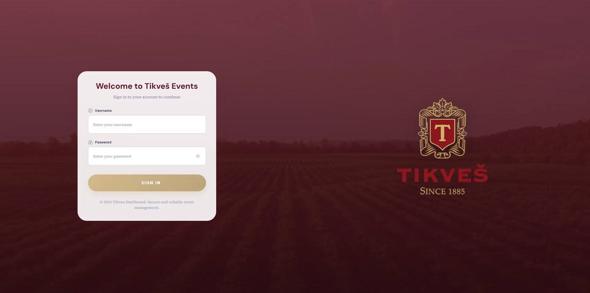 Tikveš Event Manager screenshot 2